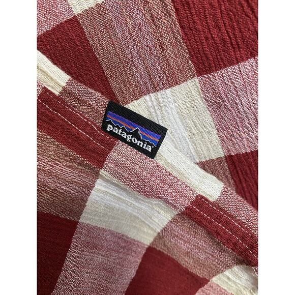 Patagonia Shirt Men’s‎ XL Red Plaid Organic Cotton Gorpcore Camping Hiking - Picture 6 of 6